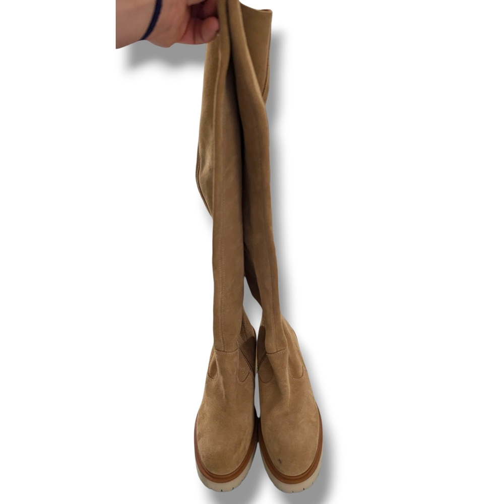 Free People Beige Jasper Heeled Boots - Picture 9 of 16